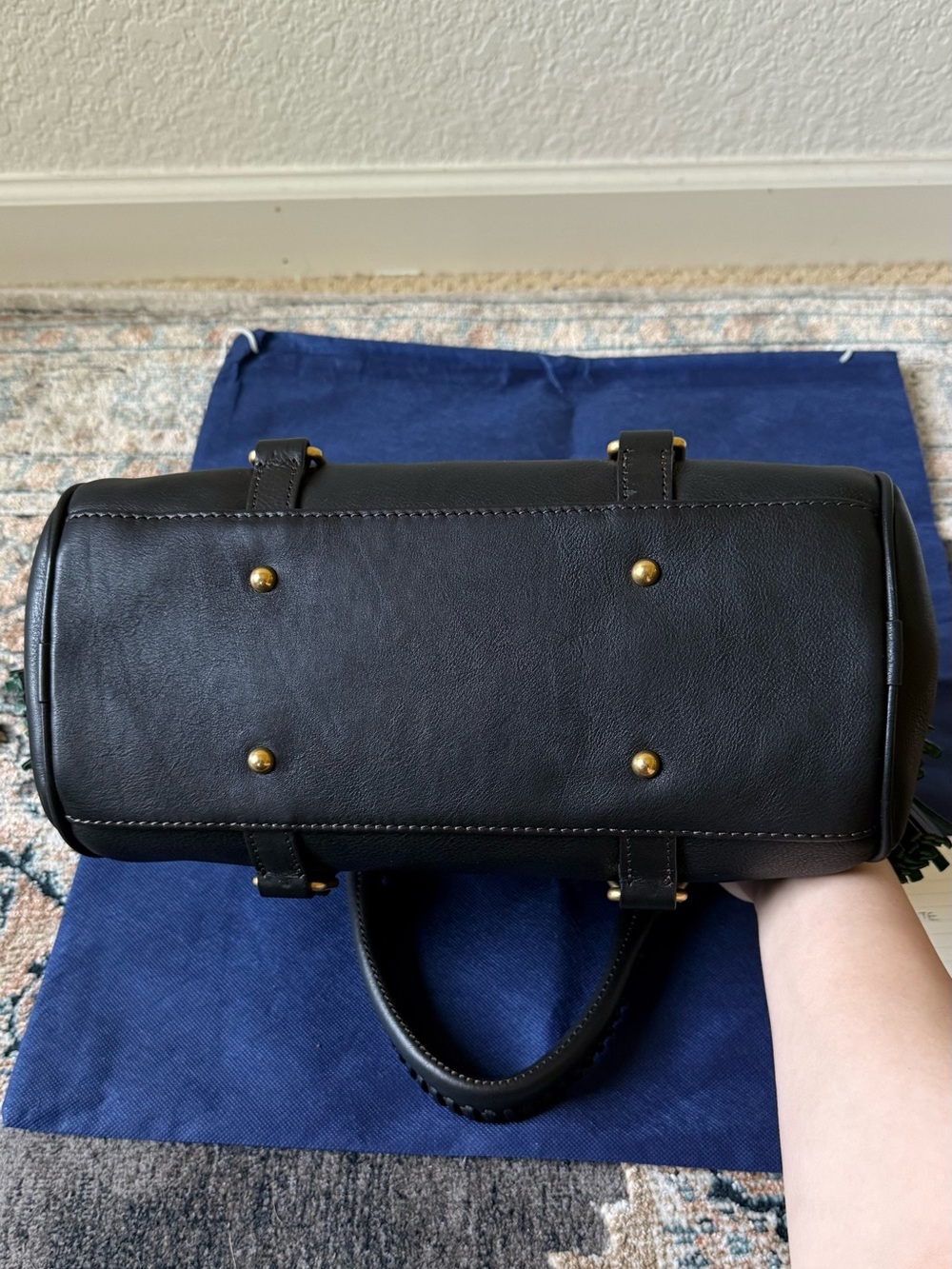 Dooney & Bourke Florentine Satchel in Black Black - Picture 8 of 15